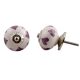 Purple Heart Ceramic Knob